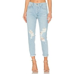 NWOT AGolde Jaime high-rise distressed jeans